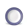 Hot Sale 😀 L'Objet Perlee Bleu Rimmed Soup Plate Blue, White 🎁 -L'Objet Shop unnamed file 186
