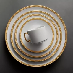 Brand new ⭐ L'Objet Soie Tressée Dinnerware Platinum ✨ -L'Objet Shop unnamed file 203