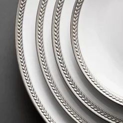 Brand new ⭐ L'Objet Soie Tressée Dinnerware Platinum ✨ -L'Objet Shop unnamed file 205