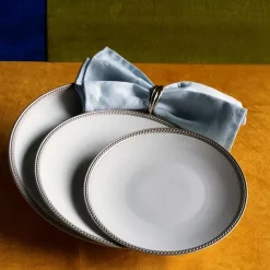 Brand new ⭐ L'Objet Soie Tressée Dinnerware Platinum ✨ -L'Objet Shop unnamed file 207
