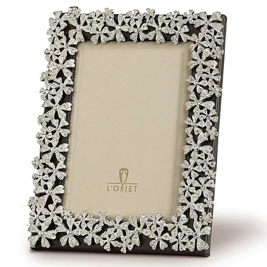 Buy ✨ L'Objet Platinum Garland Frames ❤️ 3 Buy ✨ L'Objet Platinum Garland Frames ❤️