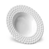 Brand new 🔔 L'Objet Aegean White Sculpted Soup Plate ✔️ -L'Objet Shop unnamed file 251