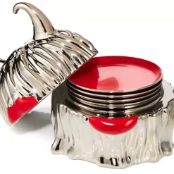 Cheap 😀 L'Objet Haas Lynda Box & 4 Mini Plates, Limited Edition Of 75 - 150th Anniversary Exclusive Platinum/red 🧨 -L'Objet Shop unnamed file 258