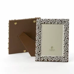 Best Pirce ⭐ L'Objet Platinum Garland Frame, 4" X 6" 💯 -L'Objet Shop unnamed file 289