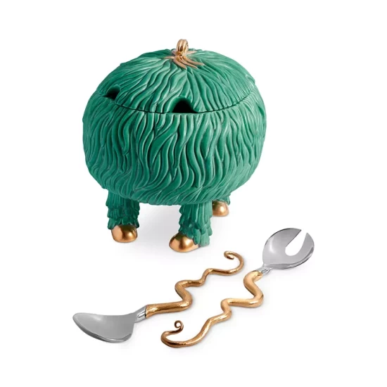 Promo ๐งจ L'Objet Haas Fox Salad Monster Serving Bowl Blue/green ๐ 4 Promo ๐งจ L'Objet Haas Fox Salad Monster Serving Bowl Blue/green ๐ - Image 2