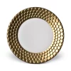 Best Sale 😀 L'Objet Aegean Sculpted Dessert Plate White/24k Gold ⌛ -L'Objet Shop unnamed file 342