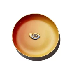 New 😉 L'Objet Lito Eye Canape Plate Purple/orange 🎁