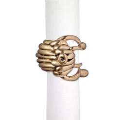 Wholesale 🧨 L'Objet Haas Monster Ball Napkin Rings, Set Of 4 Gold 💯 -L'Objet Shop unnamed file 365