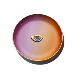 New 😉 L'Objet Lito Eye Canape Plate Purple/orange 🎁 -L'Objet Shop unnamed file 43