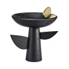 Best Sale 😀 L'Objet Kelly Behun Leaf Bowl On Stand Black 😀 -L'Objet Shop unnamed file 470