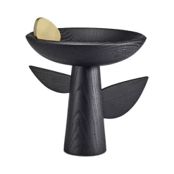 Best Sale 😀 L'Objet Kelly Behun Leaf Bowl On Stand Black 😀 -L'Objet Shop unnamed file 471