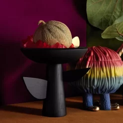 Best Sale 😀 L'Objet Kelly Behun Leaf Bowl On Stand Black 😀 -L'Objet Shop unnamed file 473