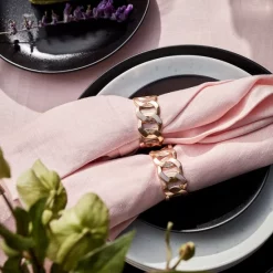 Flash Sale 🛒 L'Objet Cuban Link Napkin Rings, Set Of 4 Gold ❤️ -L'Objet Shop unnamed file 476