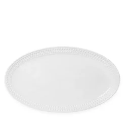 Outlet 🔔 L'Objet Perlee White Oval Platter ✨
