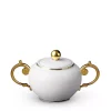 Best Sale ⭐ L'Objet Aegean Sugar Bowl White/24k Gold 🥰 -L'Objet Shop unnamed file 557