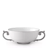 Best Pirce 😉 L'Objet Aegean Soup Bowl With Handles White/platinum 🤩 -L'Objet Shop unnamed file 601