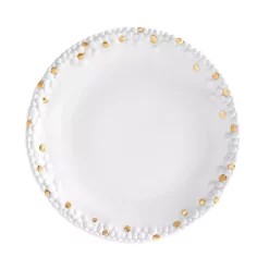 Budget 🥰 L'Objet Haas Mojave Bread & Butter Plate With Gold Accents White/gold 🌟