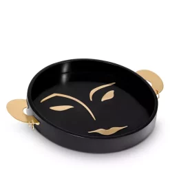 Flash Sale 😍 L'Objet Kelly Behun Henri Round Tray Black/gold 🎁 -L'Objet Shop unnamed file 717