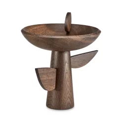 Top 10 ๐ L'Objet Kelly Behun Brown Leaf Bowl On Stand ๐