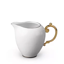 Discount 🧨 L'Objet Aegean Creamer White/24k Gold ⌛
