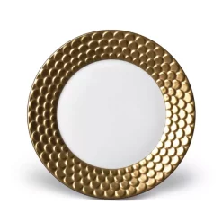 Discount 👏 L'Objet Aegean Sculpted Bread & Butter Plate White/platinum 🧨