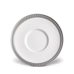 Outlet 👏 L'Objet Soie Tressée Saucer Platinum 🤩