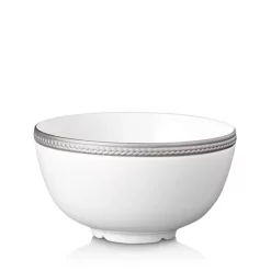 Deals 😀 L'Objet Soie Tressée Soup/Cereal Bowl White 🤩