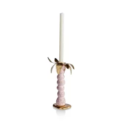 Coupon 👍 L'Objet Haas Mojave Palm Candlestick, Small Pink 😍
