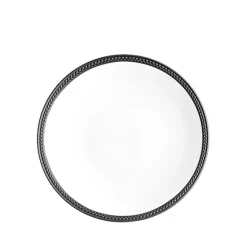 Promo 👍 L'Objet Soie Tressee Black Dessert Plate White/black 🔥