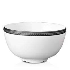Best deal 🎁 L'Objet Soie Tressee Black Cereal Bowl White/black 🎁