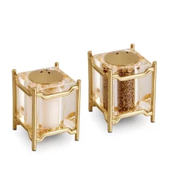 Hot Sale 👍 L'Objet Han Salt & Pepper Shakers Platinum ✔️